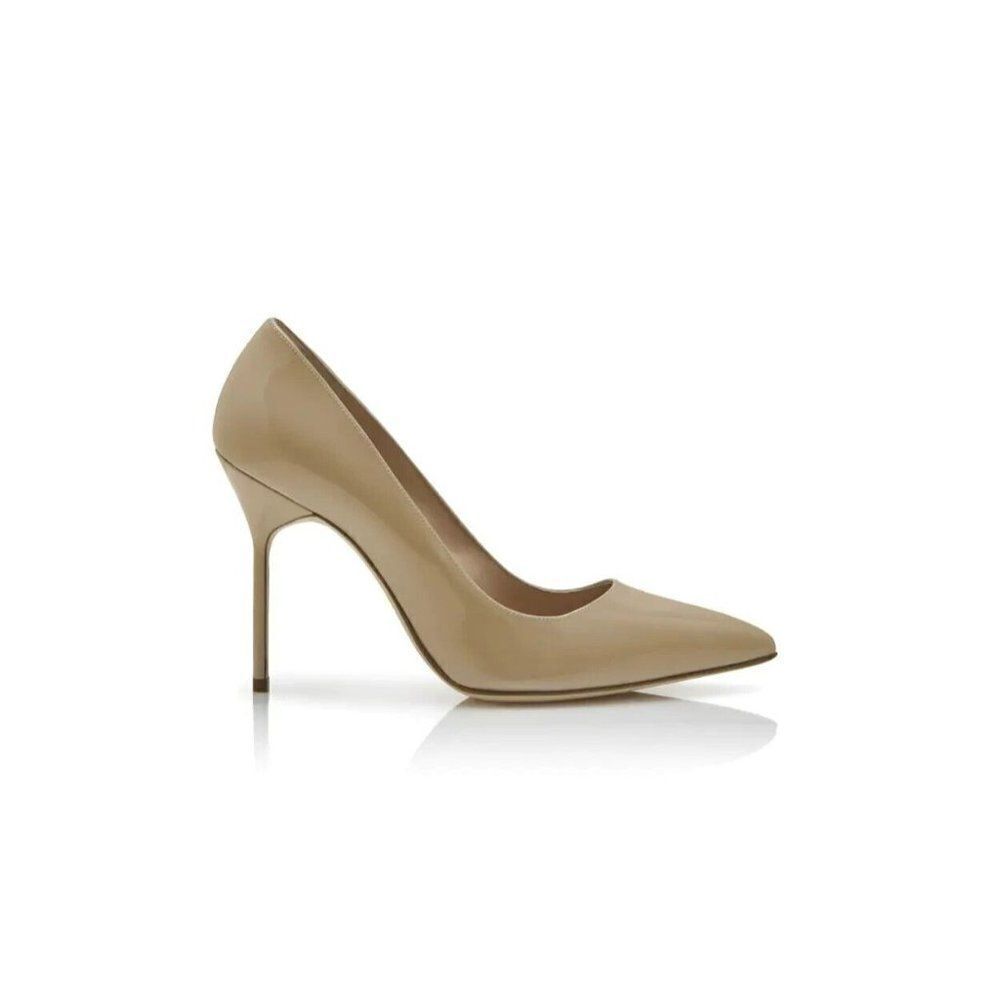 Steve Madden Womens P-cari Tan Gray Pointed Toe Stiletto Heel Size US 9.5
